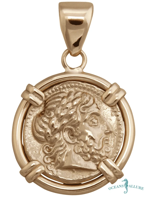 LG Alchemia Greek Coin Pendant